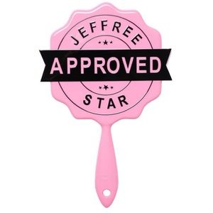 Jeffree Star Pink and Black Approved Stamp Mirror